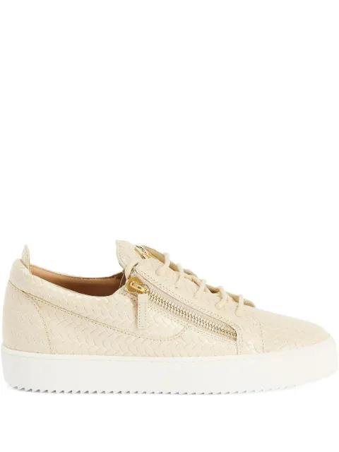 Frankie double-zip low-top sneakers by GIUSEPPE ZANOTTI