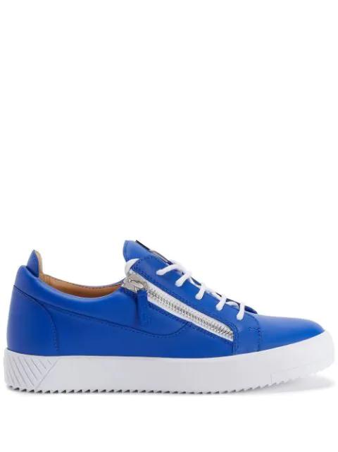 Frankie double-zip low-top sneakers by GIUSEPPE ZANOTTI