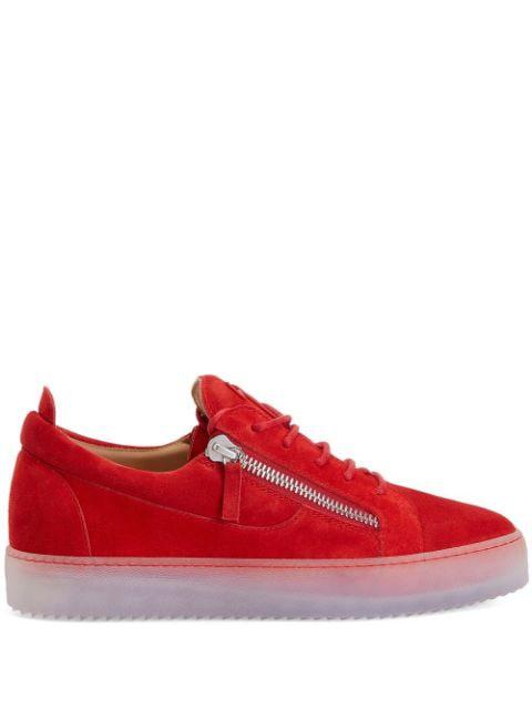 Frankie double-zip low-top sneakers by GIUSEPPE ZANOTTI