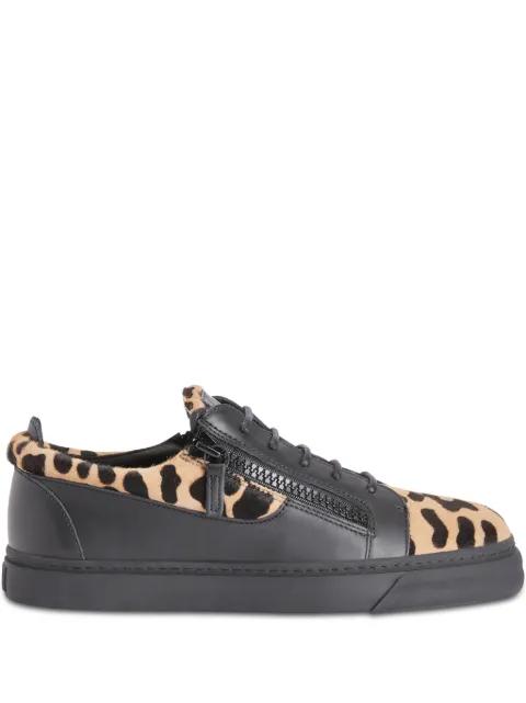 Frankie double-zip low-top sneakers by GIUSEPPE ZANOTTI