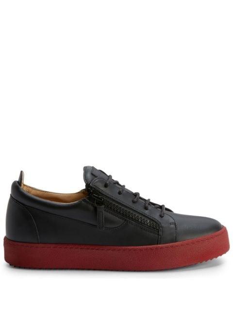 Frankie double-zip low-top sneakers by GIUSEPPE ZANOTTI