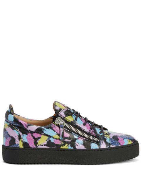 Frankie double-zip low-top sneakers by GIUSEPPE ZANOTTI