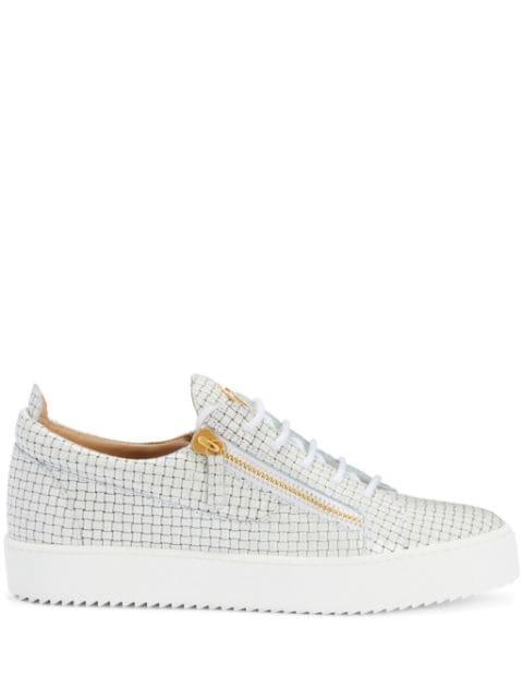 Frankie double-zip low-top sneakers by GIUSEPPE ZANOTTI