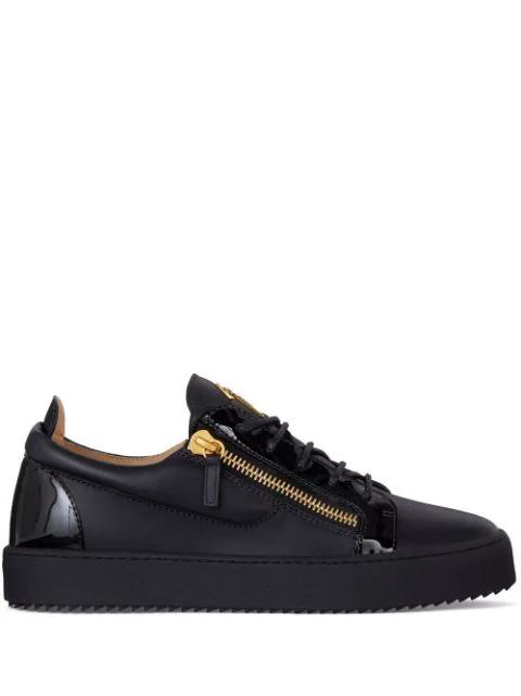 Frankie double-zip low-top sneakers by GIUSEPPE ZANOTTI