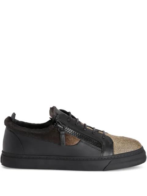 Frankie double-zip low-top sneakers by GIUSEPPE ZANOTTI