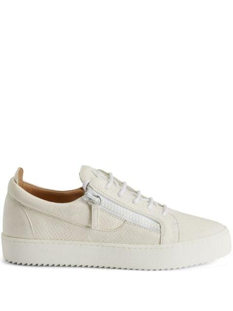 Frankie double-zip low-top sneakers by GIUSEPPE ZANOTTI