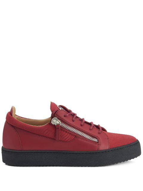 Frankie double-zip low-top sneakers by GIUSEPPE ZANOTTI