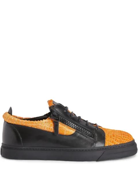 Frankie double-zip low-top sneakers by GIUSEPPE ZANOTTI