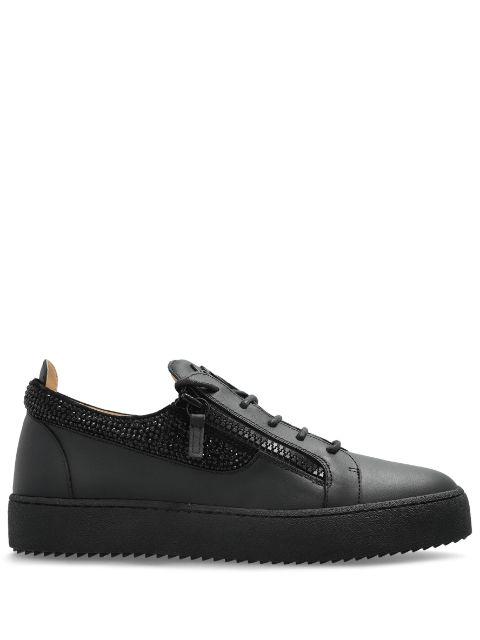 Frankie double-zip low-top sneakers by GIUSEPPE ZANOTTI