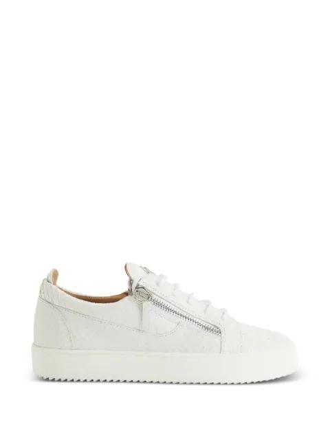 Frankie reptile-print sneakers by GIUSEPPE ZANOTTI
