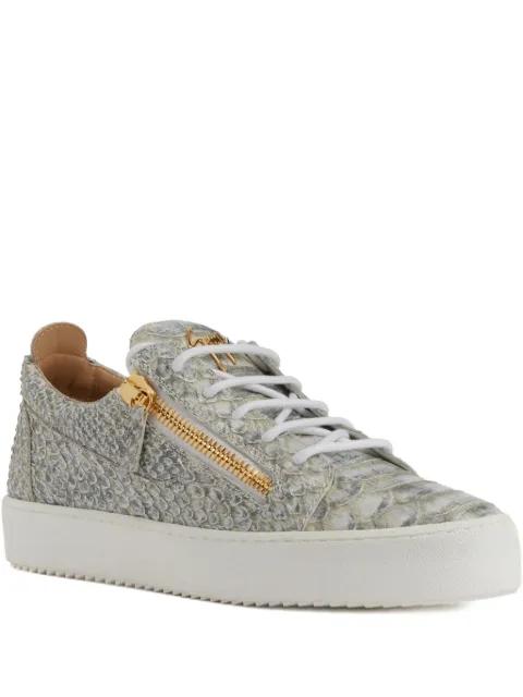 Frankie snakeskin-effect sneakers by GIUSEPPE ZANOTTI