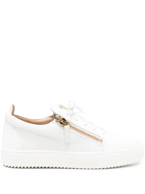 Frankie zip-fastening lace-up sneakers by GIUSEPPE ZANOTTI