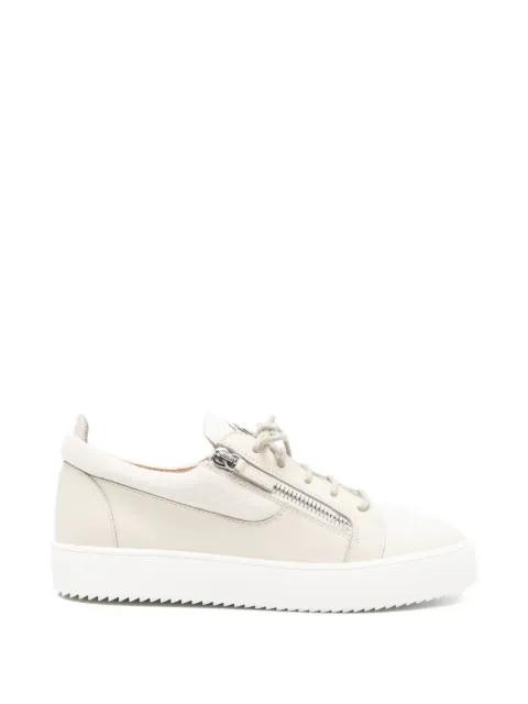 Frankie zip-up lace-up sneakers by GIUSEPPE ZANOTTI