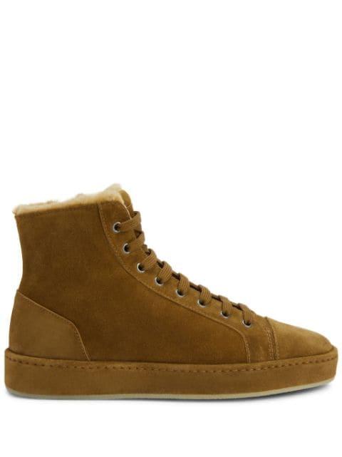 GZ-City suede high-top sneakers by GIUSEPPE ZANOTTI