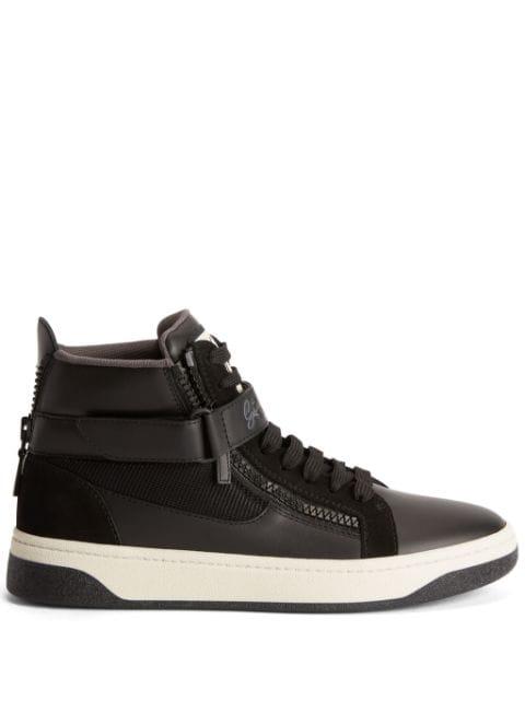 GZ94 leather high-top sneakers by GIUSEPPE ZANOTTI