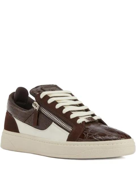 GZ94 panelled zip-detail sneakers by GIUSEPPE ZANOTTI
