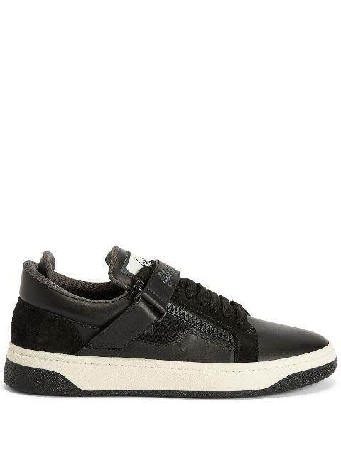 GZ94 touch-strap double-zip low-top sneakers by GIUSEPPE ZANOTTI