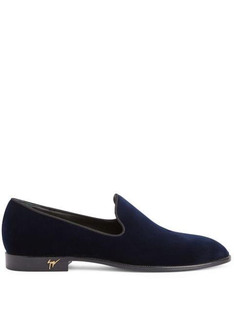 Gatien velvet-effect loafers by GIUSEPPE ZANOTTI