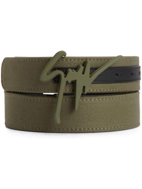 Giuseppe logo-lettering belt by GIUSEPPE ZANOTTI
