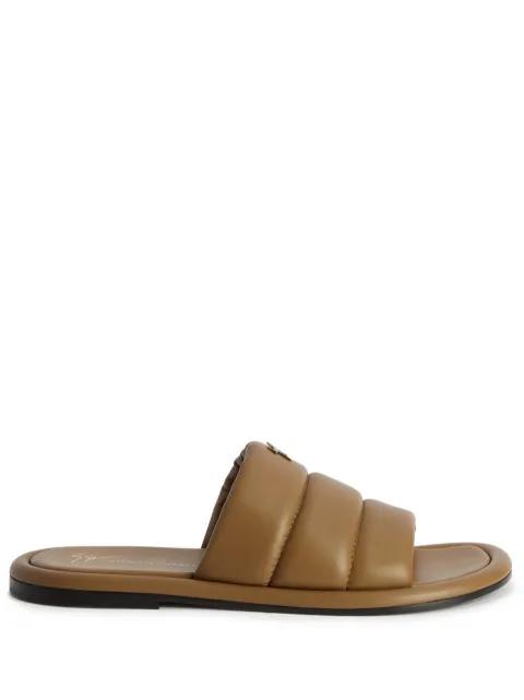 Harmande padded slides by GIUSEPPE ZANOTTI