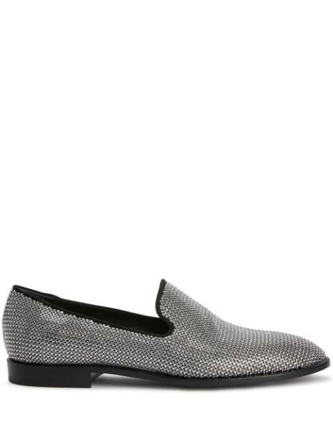 Jareth Disco crystal-embellished loafers by GIUSEPPE ZANOTTI