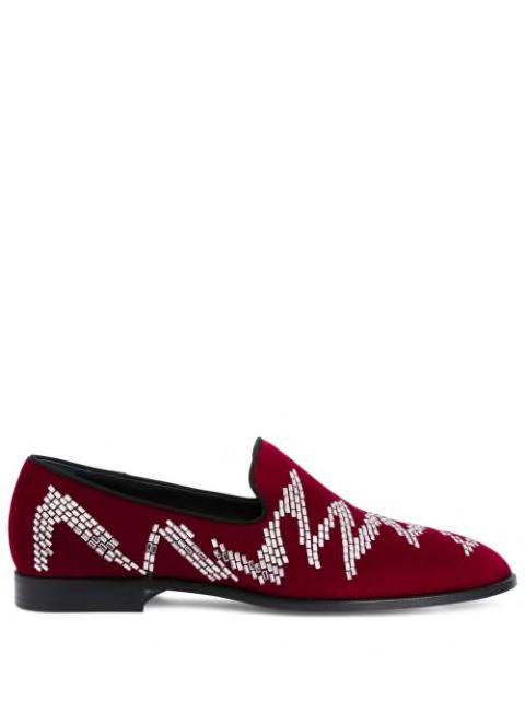 Jareth Shake embellished loafers by GIUSEPPE ZANOTTI