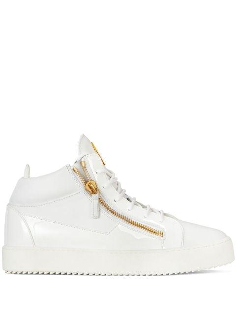 Kriss leather mid-top sneakers by GIUSEPPE ZANOTTI