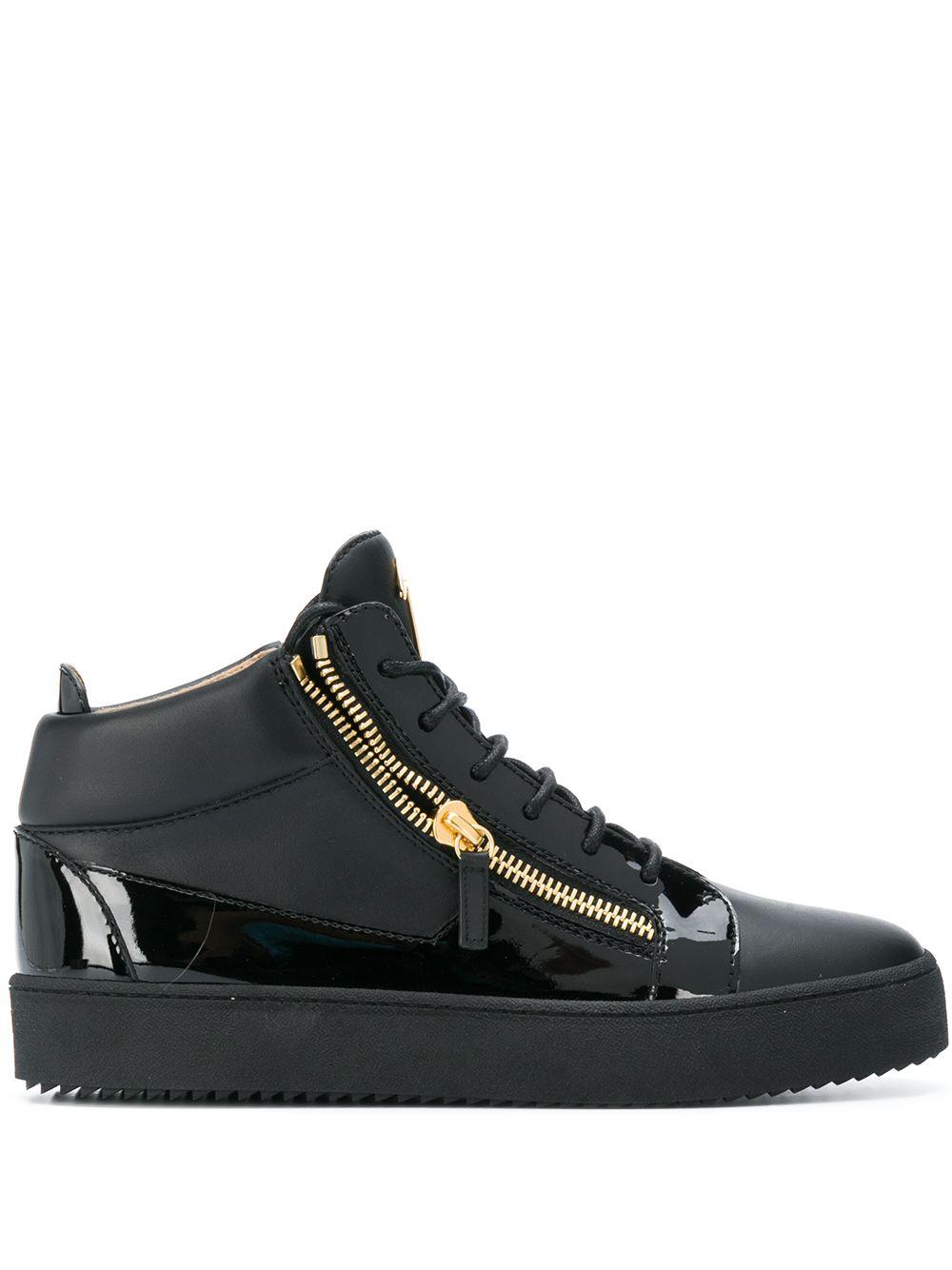 Kriss leather mid-top sneakers by GIUSEPPE ZANOTTI