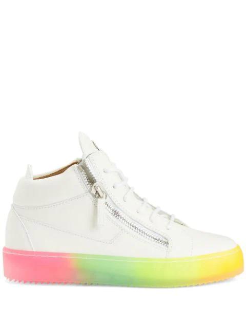 Kriss rainbow sole mid-top sneakers by GIUSEPPE ZANOTTI