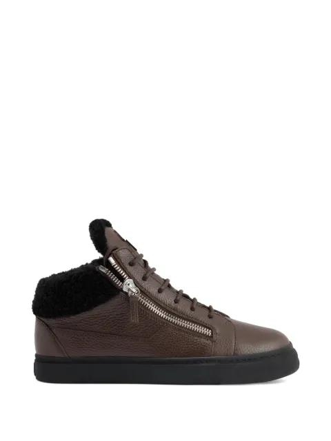 Kriss zip leather sneakers by GIUSEPPE ZANOTTI