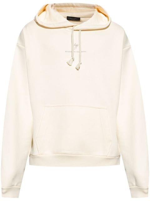LR-63 drawstring hoodie by GIUSEPPE ZANOTTI