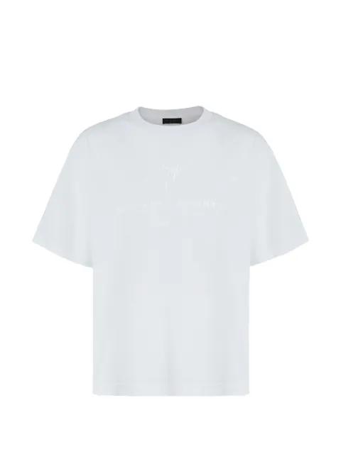 Lr-67 logo-detail crew-neck T-shirt by GIUSEPPE ZANOTTI