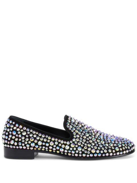 Marvin Caleido crystal-embellished loafers by GIUSEPPE ZANOTTI