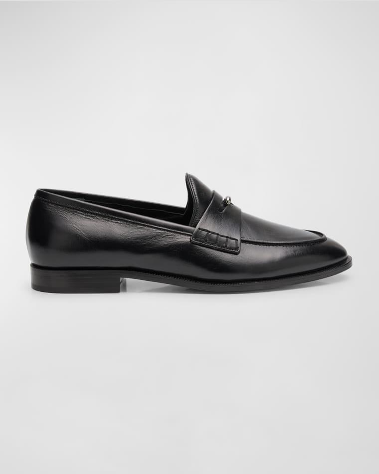 Men's Archiel Leather Penny Loafers by GIUSEPPE ZANOTTI