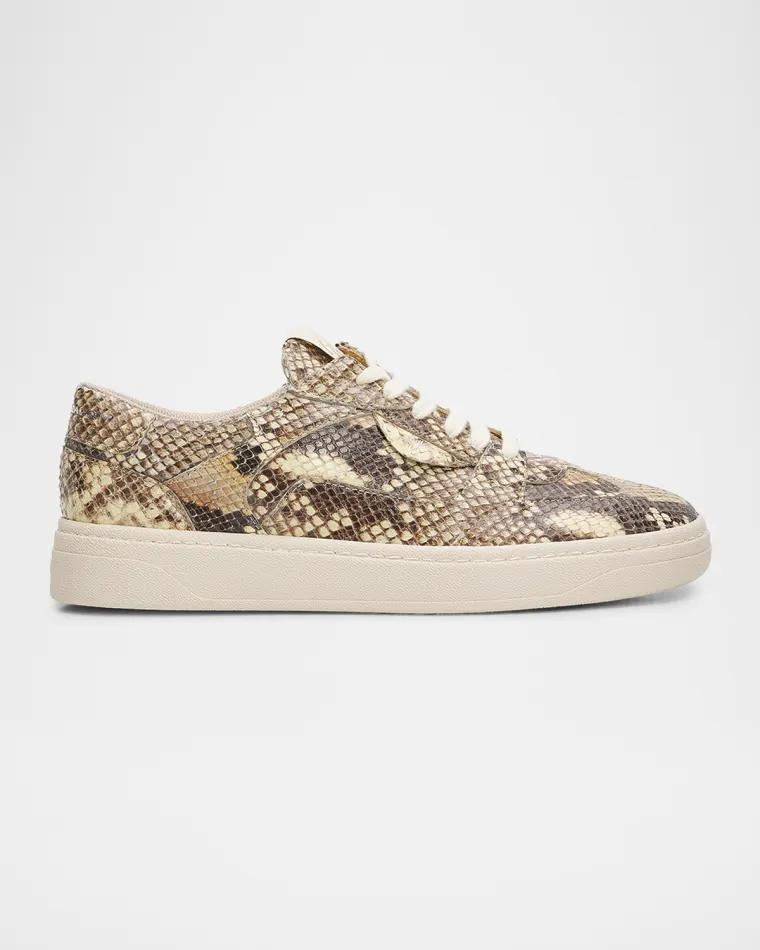 Men's GZ94 Snake-Effect Leather Sneakers by GIUSEPPE ZANOTTI
