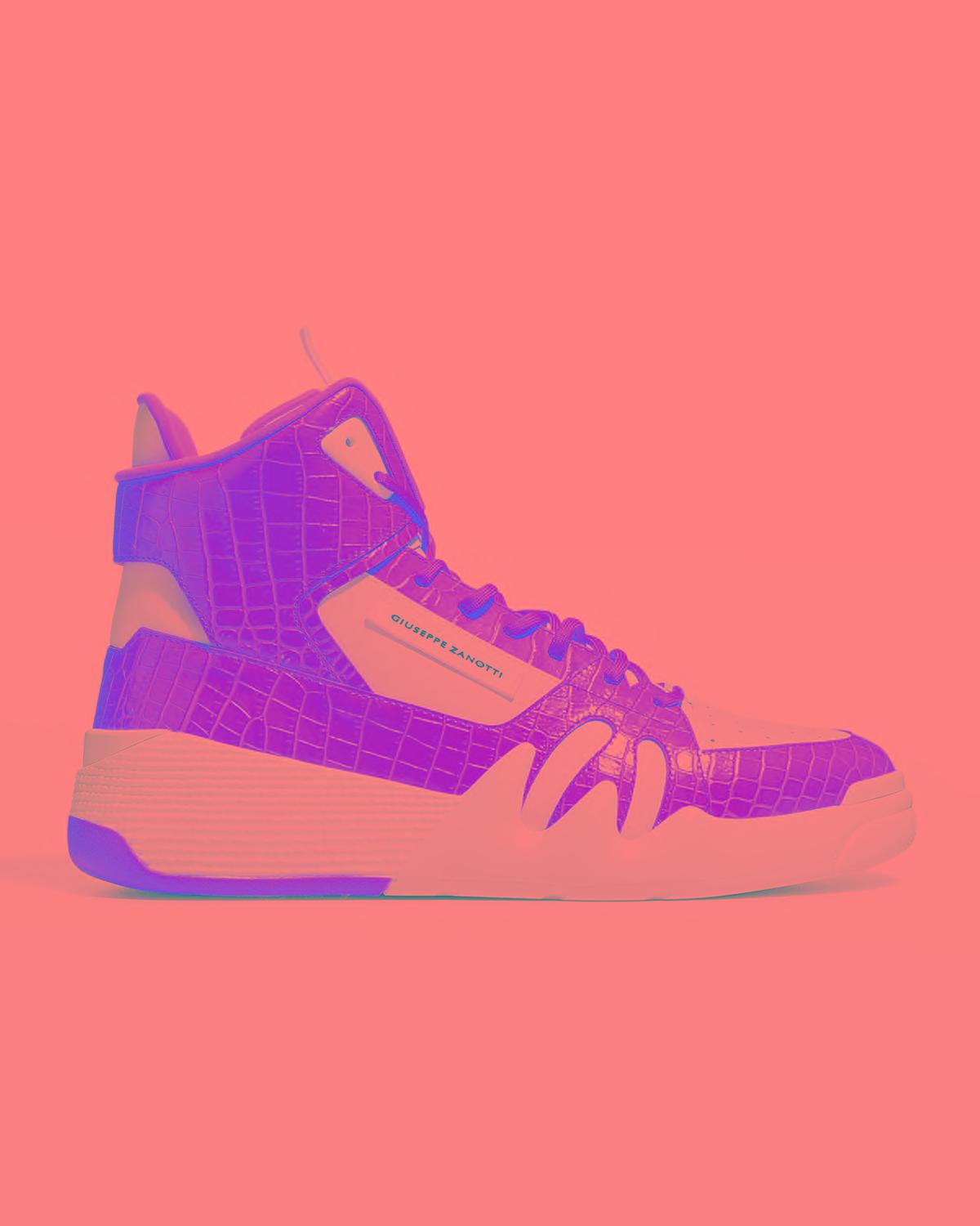 Men's Talon High-Top Leather Sneakers by GIUSEPPE ZANOTTI