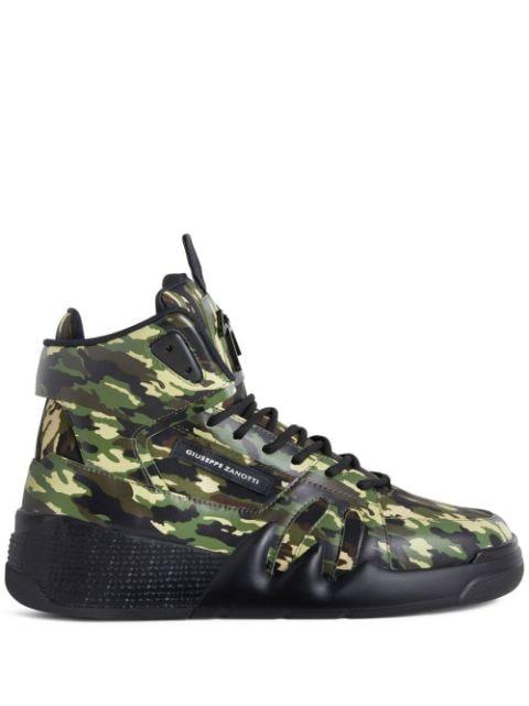 Talon camouflage high-top sneakers by GIUSEPPE ZANOTTI