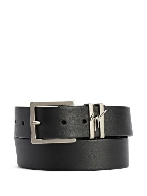 Teodore metal-buckle leather belt by GIUSEPPE ZANOTTI