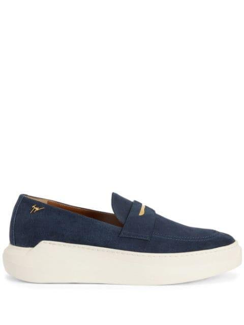 The New Conley suede loafers by GIUSEPPE ZANOTTI