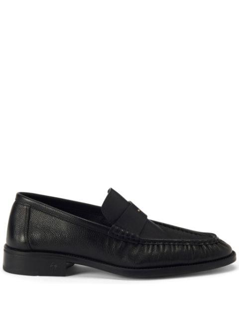 Weeston almond-toe leather loafers by GIUSEPPE ZANOTTI