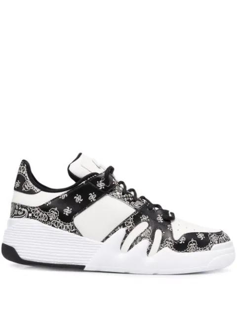 bandana-print low-top sneakers by GIUSEPPE ZANOTTI