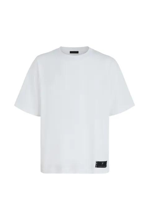 crew-neck label-detail T-shirt by GIUSEPPE ZANOTTI