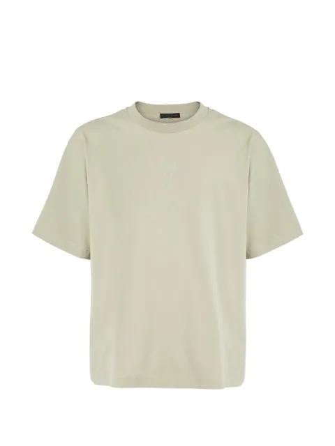flocked-logo T-shirt by GIUSEPPE ZANOTTI