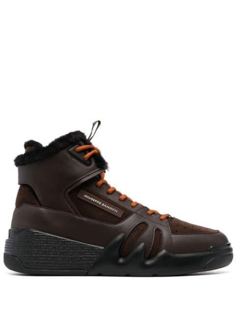 high-top lace up sneakers by GIUSEPPE ZANOTTI