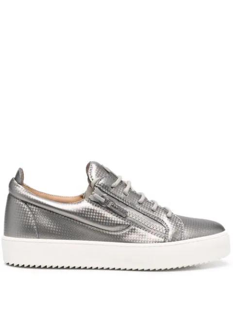 metallic-effect low-top sneakers by GIUSEPPE ZANOTTI
