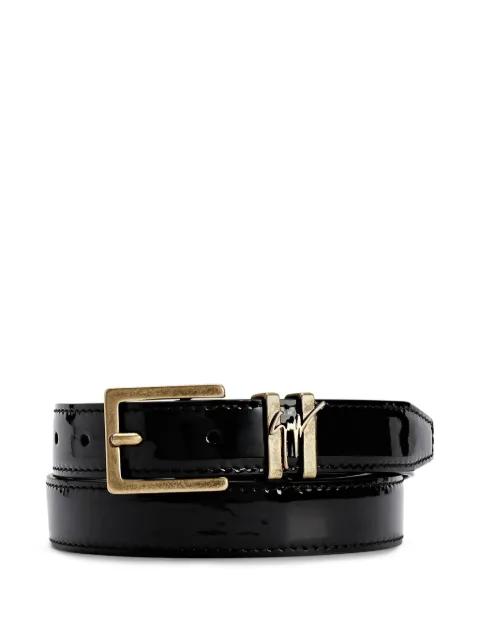 patent-finish belt by GIUSEPPE ZANOTTI