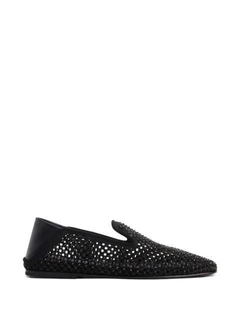 perforated rhinestone loafers by GIUSEPPE ZANOTTI
