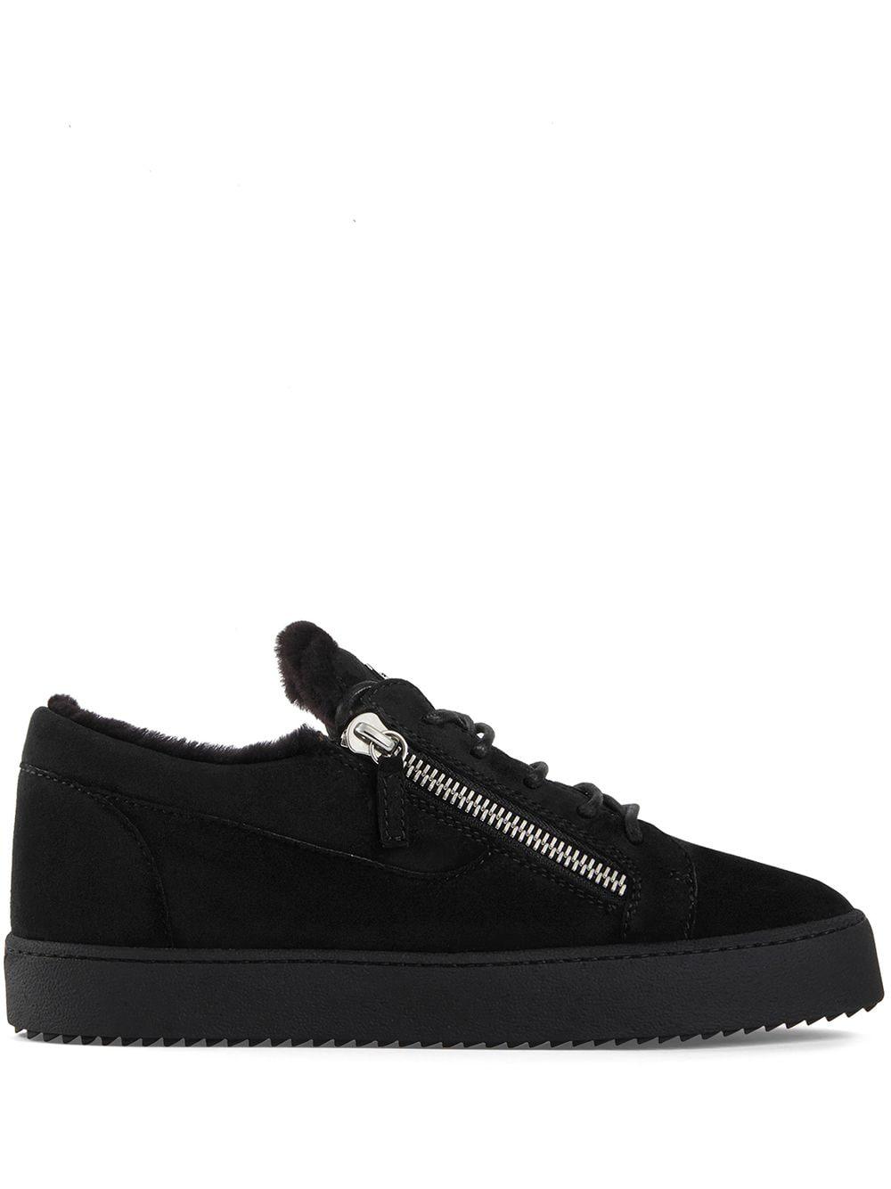 side zip detail sneakers by GIUSEPPE ZANOTTI