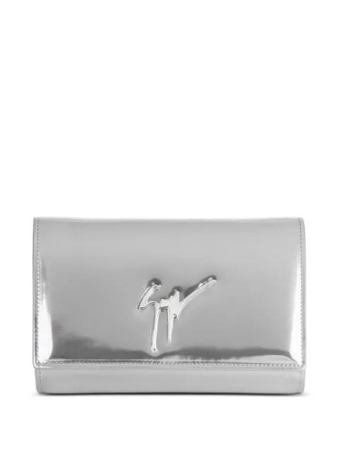 signature chain clutch bag by GIUSEPPE ZANOTTI