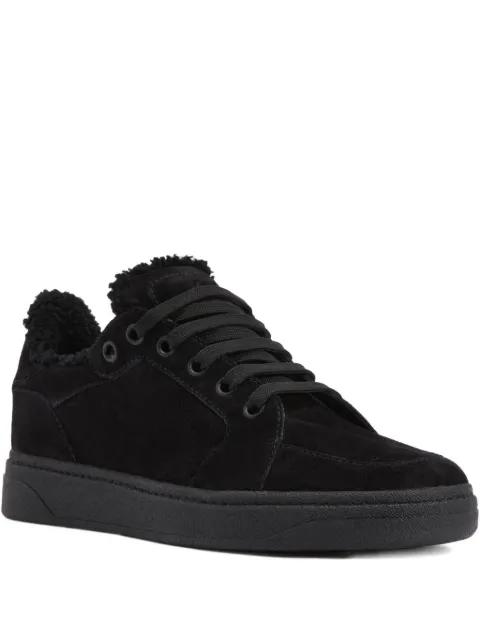 suede sheepskin low-top sneakers by GIUSEPPE ZANOTTI